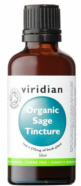 Viridian Sage Tincture 50ml Organic (Šalvěj lékařská Bio tinktura) porovnat ceny