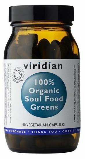 Viridian 100% Organic Soul Food Greens 90 kapslí porovnat ceny