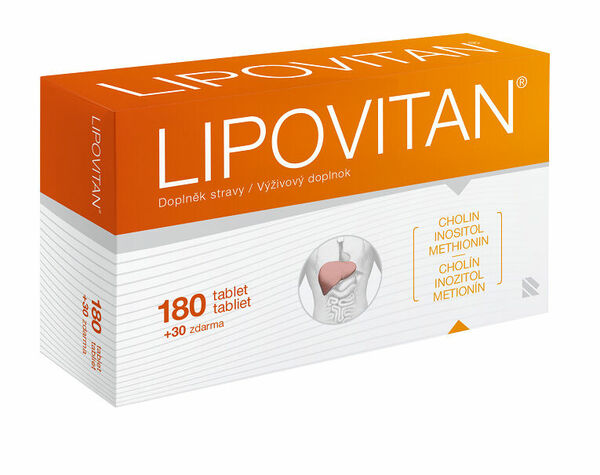Lipovitan 180+30 tablet ZDARMA porovnat ceny