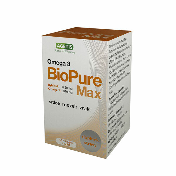 BIOPURE Max 60 měkkých tobolek porovnat ceny