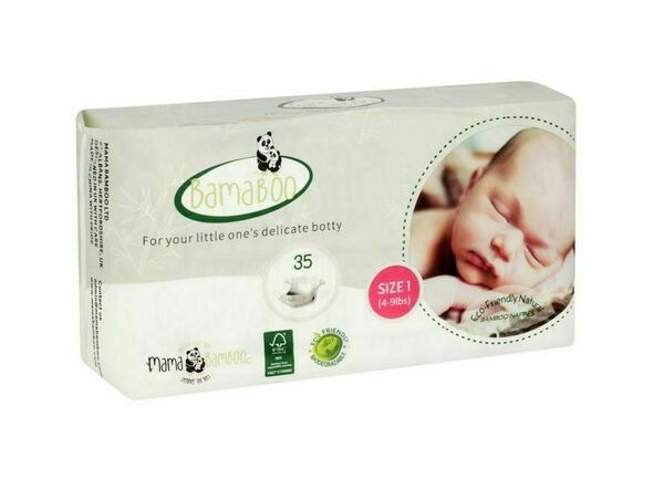 Mama Bamboo Newborn 2-4 kg bambusové pleny 35 ks porovnat ceny