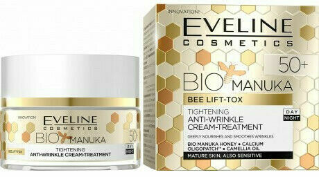 Eveline Cosmetics  Eveline BioMANUKA Denní a noční krém 50+ 50ml porovnat ceny