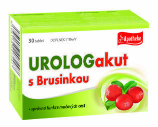 Apotheke UROLOGakut s brusinkou tablety 30 porovnat ceny