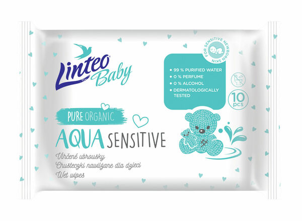 Linteo Baby Aqua vlhčené ubrousky 10 ks porovnat ceny