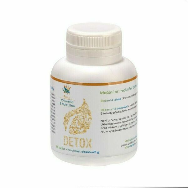 BW Pills Detox Chlorella & Spirulina 100 tablet porovnat ceny
