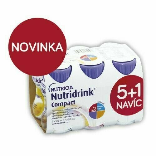 NUTRIDRINK COMPACT 5+1 perorální SOL 6X125ML porovnat ceny