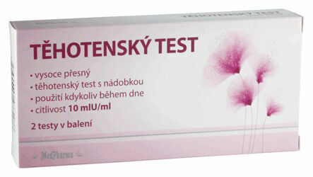 MedPharma Těhotenský test 10mlU/ml 2ks porovnat ceny