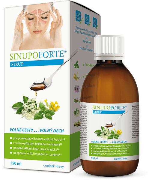 SINUPO Forte Sirup 150ml porovnat ceny