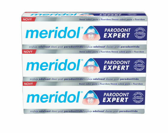 Meridol Zubní pasta Parodont Expert 3x 75ml porovnat ceny