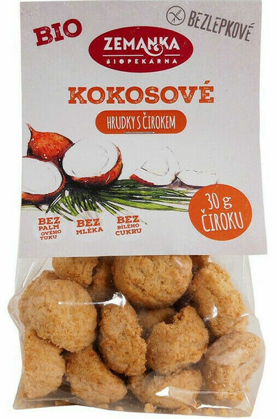 Biopekárna Zemanka  Bezlepkové čirokové bio sušenky kokosové porovnat ceny