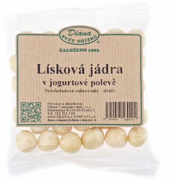 Diana Company Lísková jádra v jogurtové polevě 100g porovnat ceny