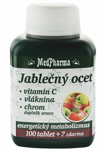 MedPharma Jablečný ocet+Vláknina+Vitamin C+Chrom 107 tablet porovnat ceny