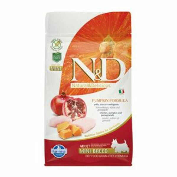 N&D GF Pumpkin DOG Adult Mini Chicken&Pomegranate 800 g porovnat ceny