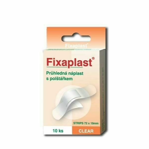 Náplast Fixaplast CLEAR strip 10ks porovnat ceny