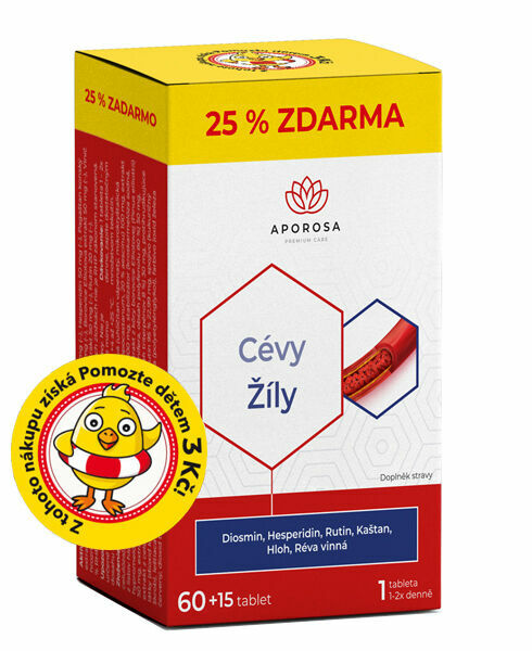 APOROSA Cévy Žíly 75 tablet porovnat ceny