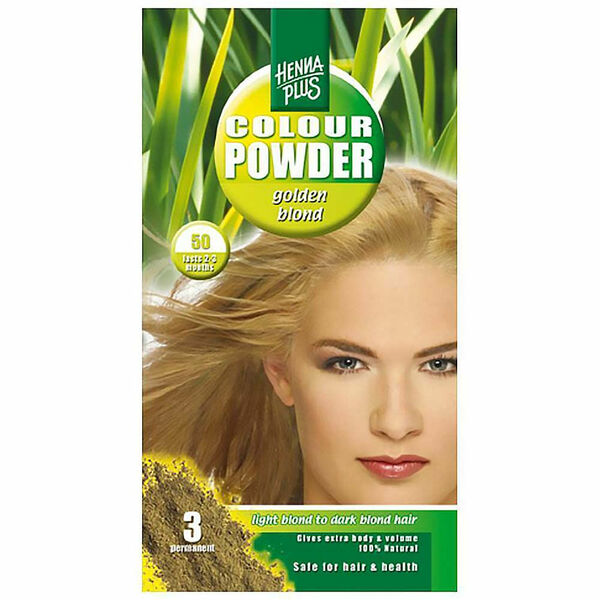 HENNA PLUS Přírodní barva na vlasy prášková ZLATÁ BLOND 50 100 g porovnat ceny