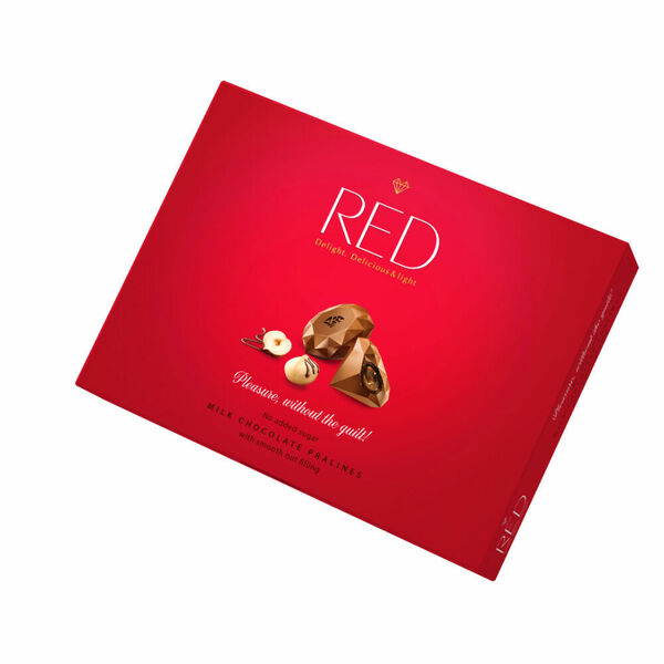 RED Bonboniera bez přidaného cukru pralinky s lískovými oříšky 132 g porovnat ceny