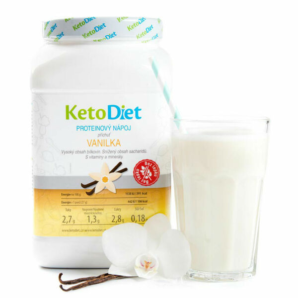 KETODIET Proteinový nápoj s příchutí vanilka 35 porcí porovnat ceny