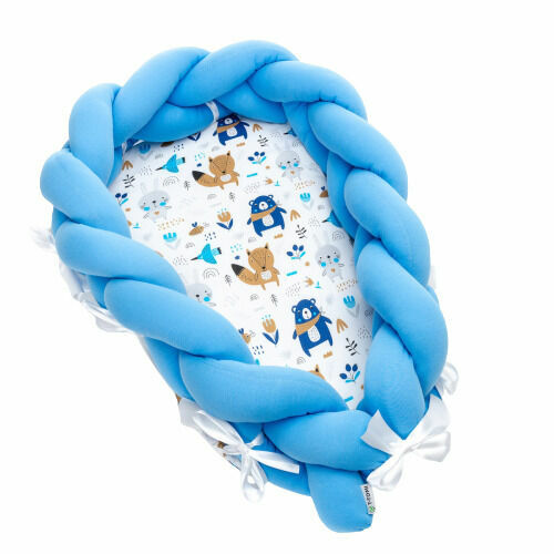 T-Tomi Pletené hnízdečko 2v1, blue bears porovnat ceny