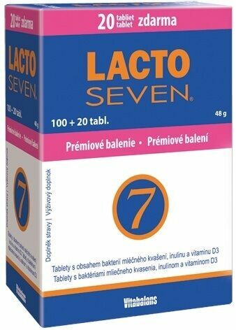 Vitabalans oy  Lacto Seven 100+20 tablet porovnat ceny