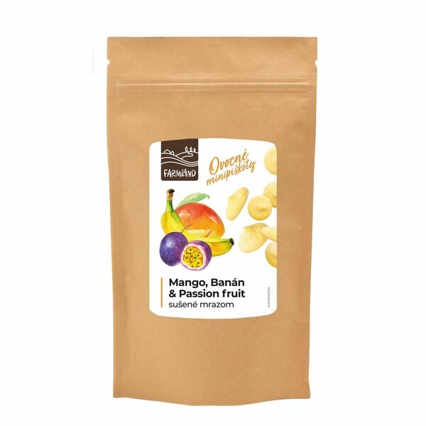 Farmland Ovocné minipiškoty mango, banán a passion fruit 15g porovnat ceny