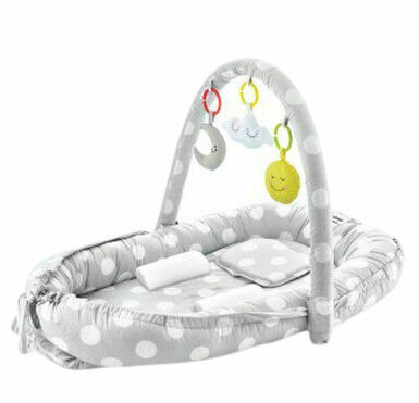 BabyJem Hnízdečko Between Parents Baby Bed Grey porovnat ceny