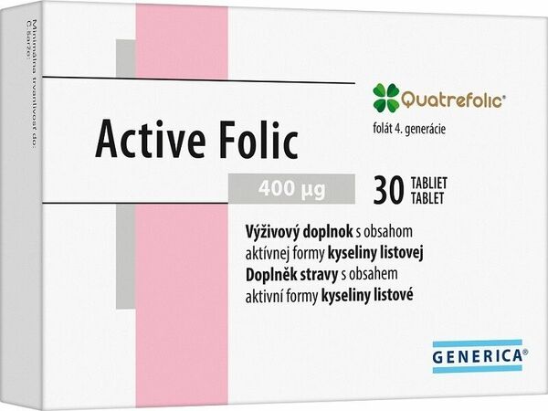 Generica Active Folic 30 tablet porovnat ceny