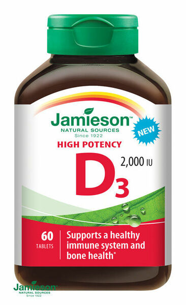 JAMIESON Vitamín D3 2000 IU 60 tablet porovnat ceny