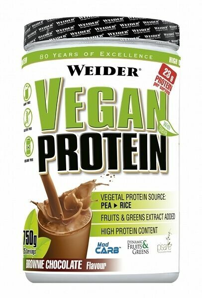 Weider, Vegan Protein, 750g, Mix ovocných bobulí porovnat ceny