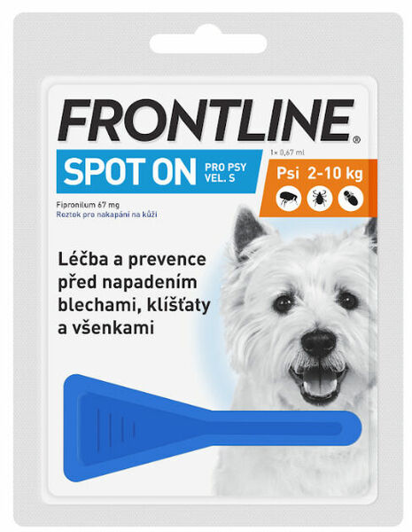 Frontline Spot On Dog S 1x1 pipeta 0.67ml porovnat ceny