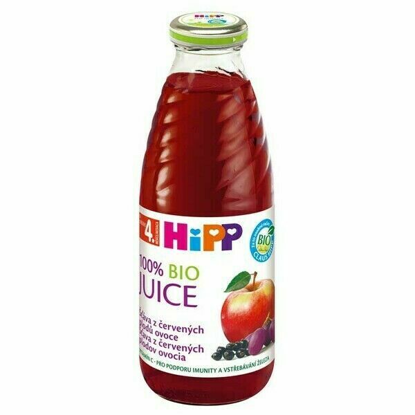 HiPP BIO Šťáva z červených plodů ovoce se železem 500 ml porovnat ceny