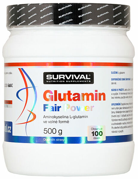 Survival Nutrition  Glutamin Fair Power 500g porovnat ceny