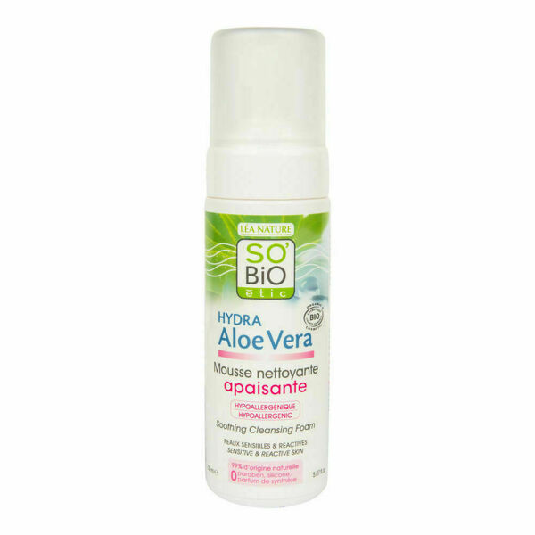 SO´BIO étic Pěna čisticí zklidňující HYDRA Aloe Vera BIO 150ml porovnat ceny