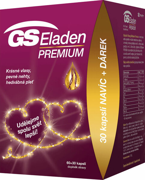 GS Eladen Premium dárkové balení 60+30 kapslí + dárek porovnat ceny