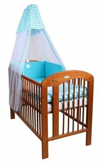 Belisima Baby  5-dílné ložní povlečení Belisima Hvězdička 100/135 tyrkysové porovnat ceny