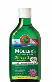 Möllers  Möller's Omega 3 50+ citrón 250ml porovnat ceny