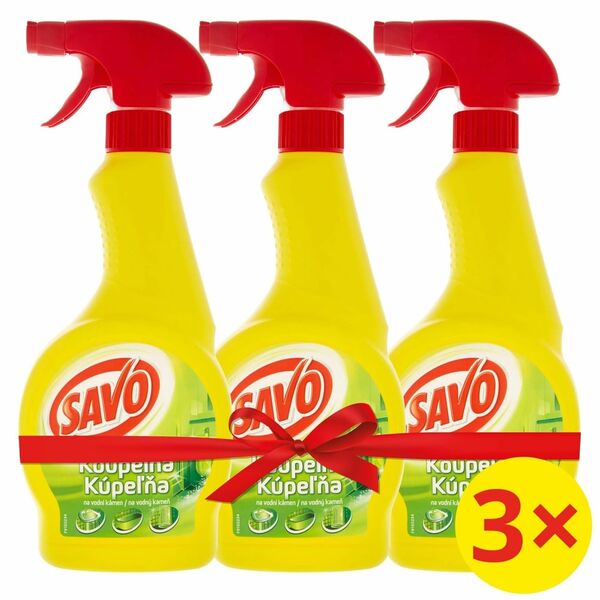 Savo Koupelna čistící sprej 3x500ml porovnat ceny