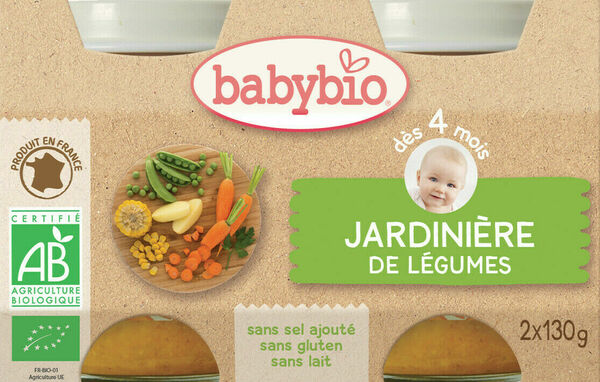 BABYBIO zeleninová směs 2x130g porovnat ceny