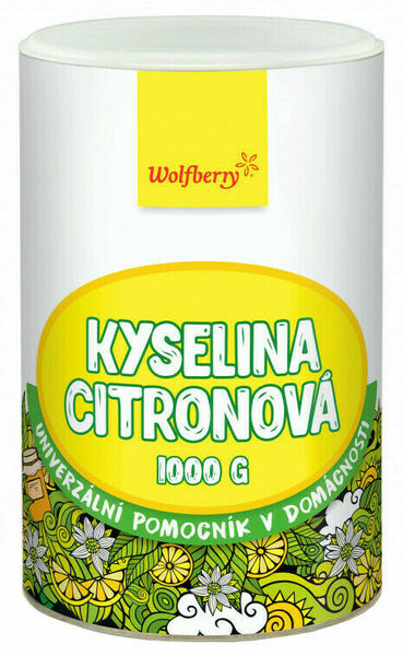 Wolfberry Kyselina citronová 1000g porovnat ceny