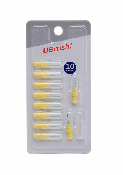 UBrush! Mezizubní kartáček 0,6 mm žlutý 10 ks porovnat ceny
