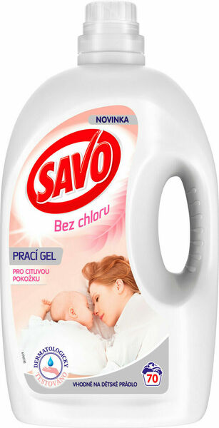 SAVO Prací gel Sensitive (70 pracích dávek) 3,5l porovnat ceny