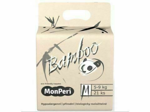 MonPeri Bamboo S 3–6kg Jednorázové bambusové EKO pleny 25ks porovnat ceny