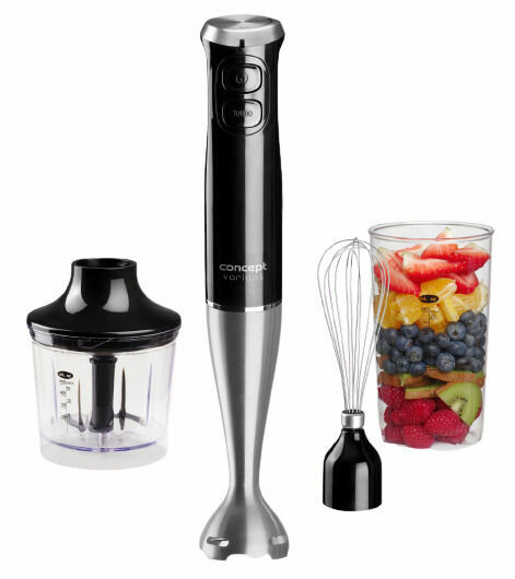 Concept  II. jakost TM4820 Tyčový mixér 600 W s chopperem, šlehací metlou a mixovací nádobou porovnat ceny