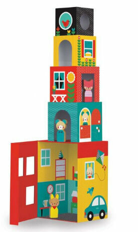 Petitcollage Věž z 1-2-3 kostek domečky s postavičkami porovnat ceny