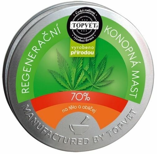 TOPVET - Regenerační konopná mast 70% 100ml porovnat ceny
