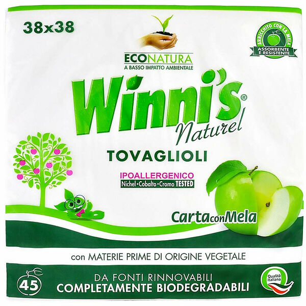 WINNI´S NATUREL – ekologické papírové ubrousky 45 ks porovnat ceny