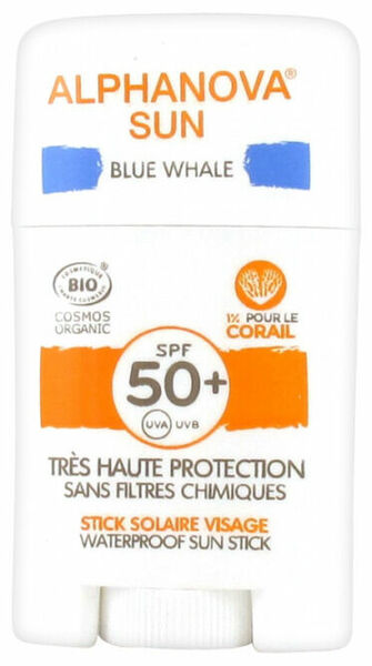 Alphanova BIO Opalovací krém v tyčince SPF 50 modrý 12g porovnat ceny
