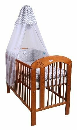 Belisima Baby  6-dílné ložní povlečení Belisima Hvězdička 100/135 šedé porovnat ceny