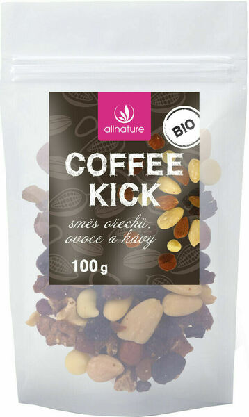 Allnature Coffee kick - směs ořechů, ovoce a kávy BIO 100g porovnat ceny