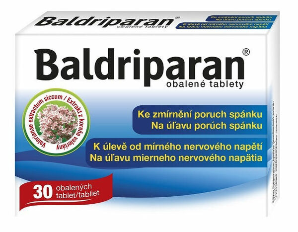 Baldriparan 30 obalených tablet porovnat ceny